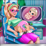 Беременная Барби на Обследовании
