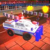 155 Полицейская Пожарная Машина