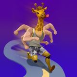 Бег и Слияние Животных 3D